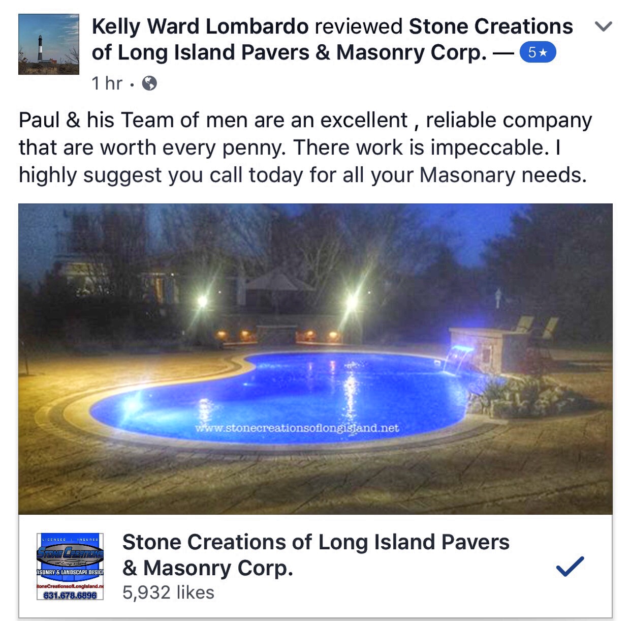Stone Creations of Long Island Review, West Islip, NY 11795