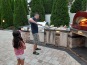 Family Time - Priceless❗️Thanks for the pictures - Enjoy 🍕 - only by Stone Creations of Long Island - (631) 678-2710 #outdoorlivingpros #backyardbuilders #kitchens #pizzaovens #pools #firepits #patios #ledlights #stonework #homeimprovements #landscaping #nassaucounty #suffolkcounty #hamptons #longisland #experiencematters @ Kings Park, New York